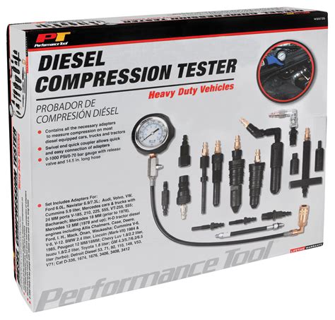 Performance Tool Diesel Compression Tester Kit 